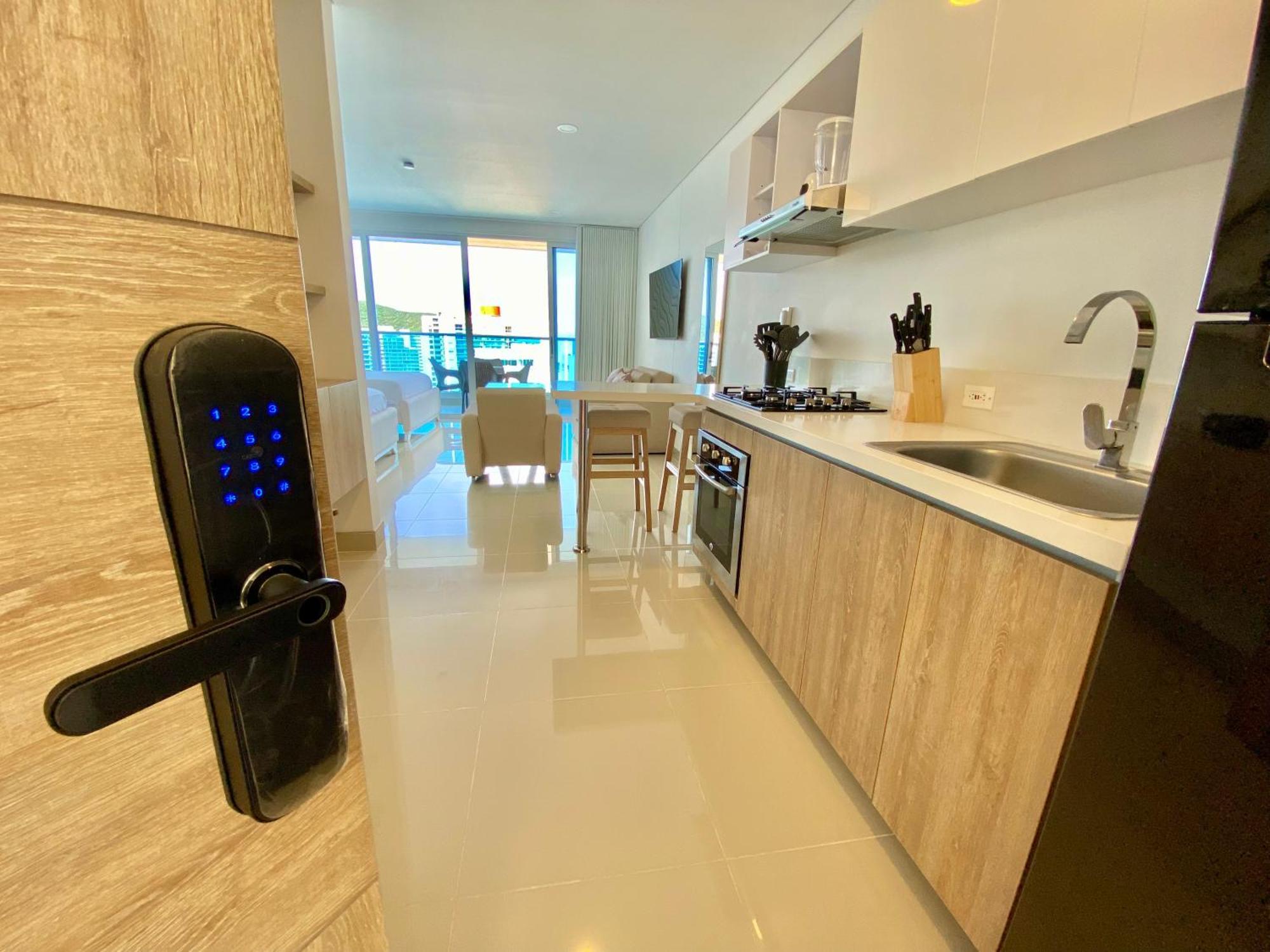 Apartamentos Reserva Del Mar - Frente Al Mar By Soho Санта Марта Стая снимка